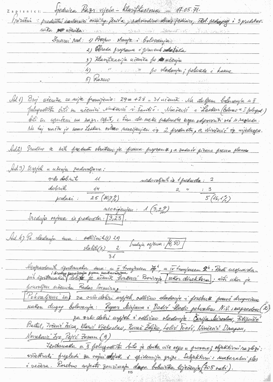  Stranica dnevnika 14 